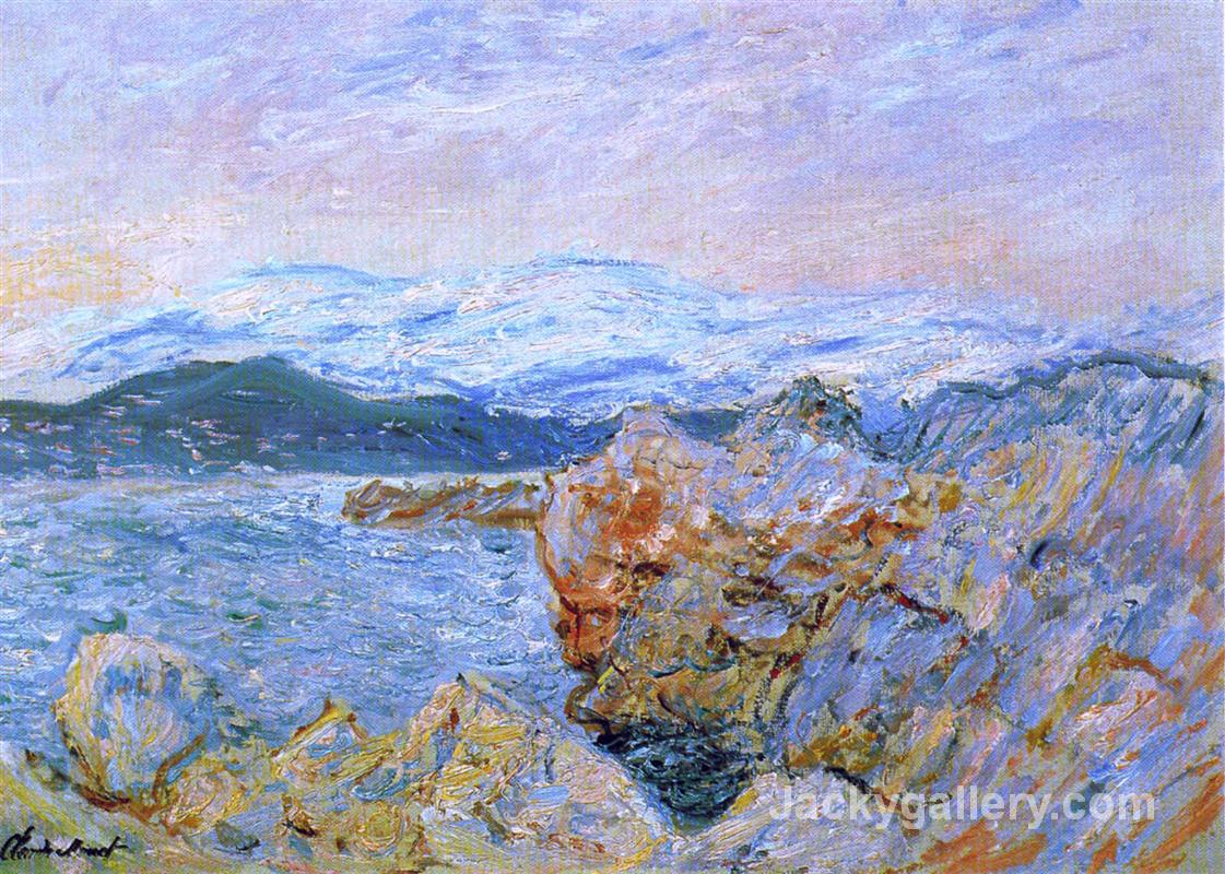 The Gulf Juan at Antibes by Claude Monet paintings reproduction